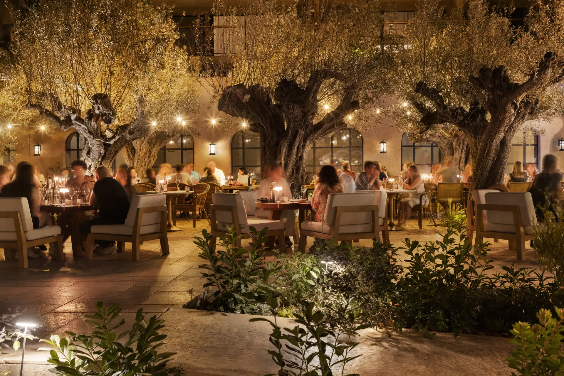 Restaurant La Plaza på Six Senses Ibiza, Spanien