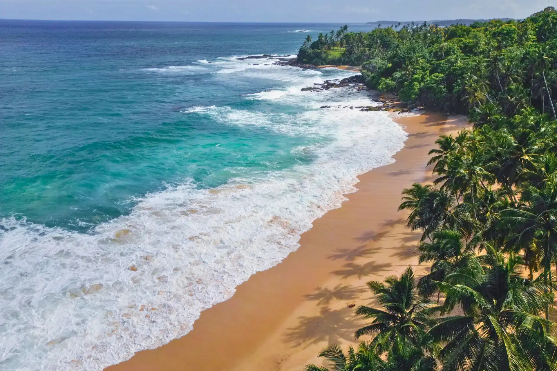 Stranden ved Amanwella, Sri Lanka