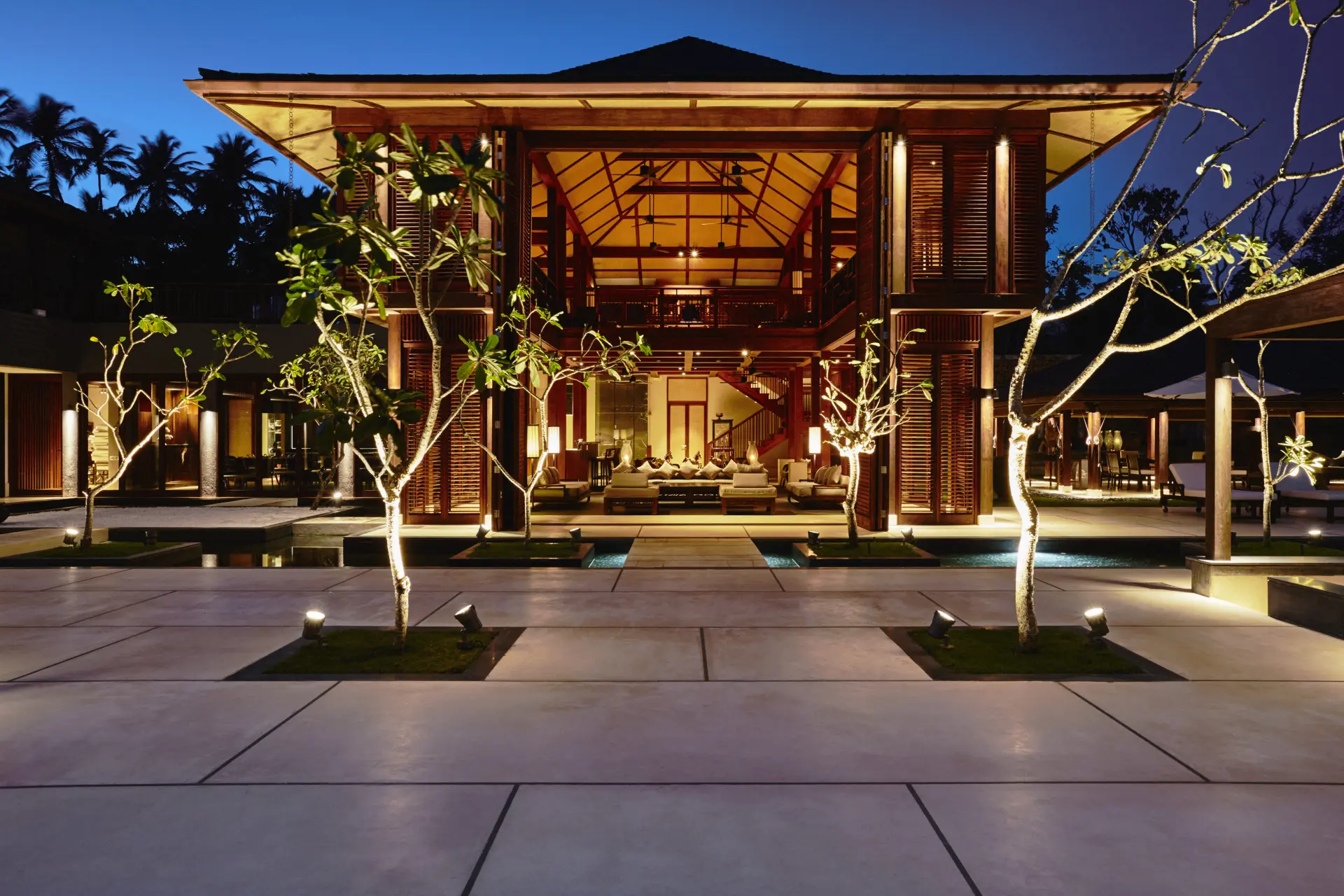 Udearealet på Ani Villas på Sri Lanka