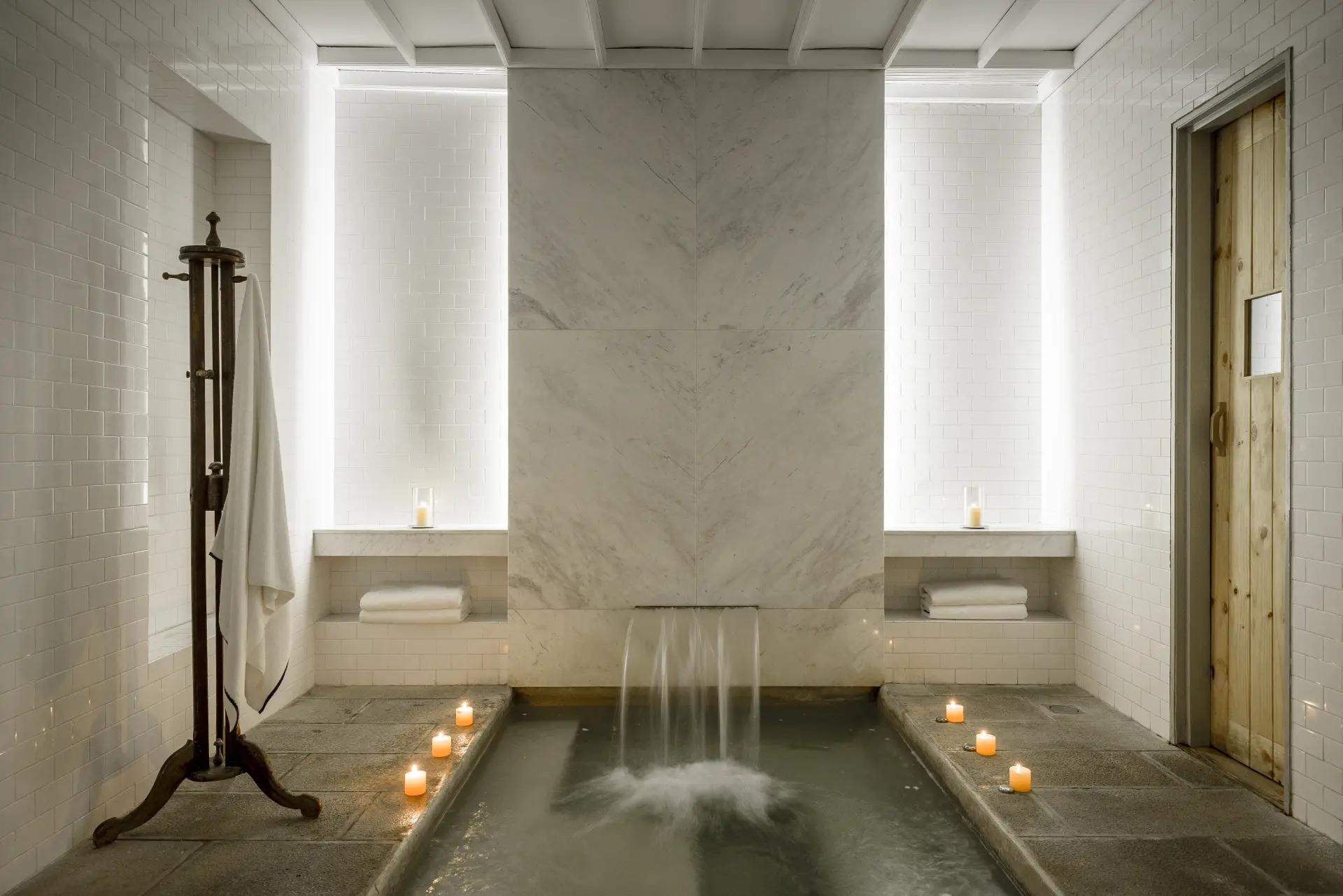 Massage pool i spaen på Amangalla i Galle, Sri Lanka