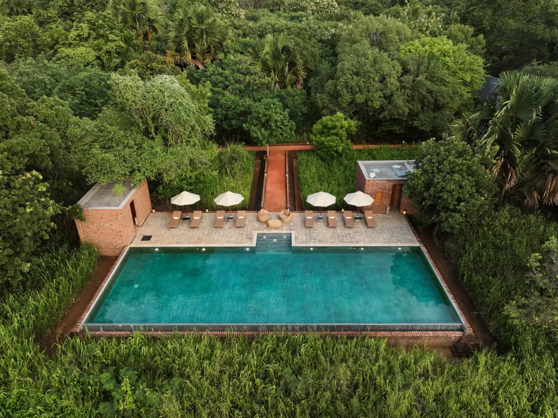 Swimming Pool på Taru Villas-Maia på Sri Lanka