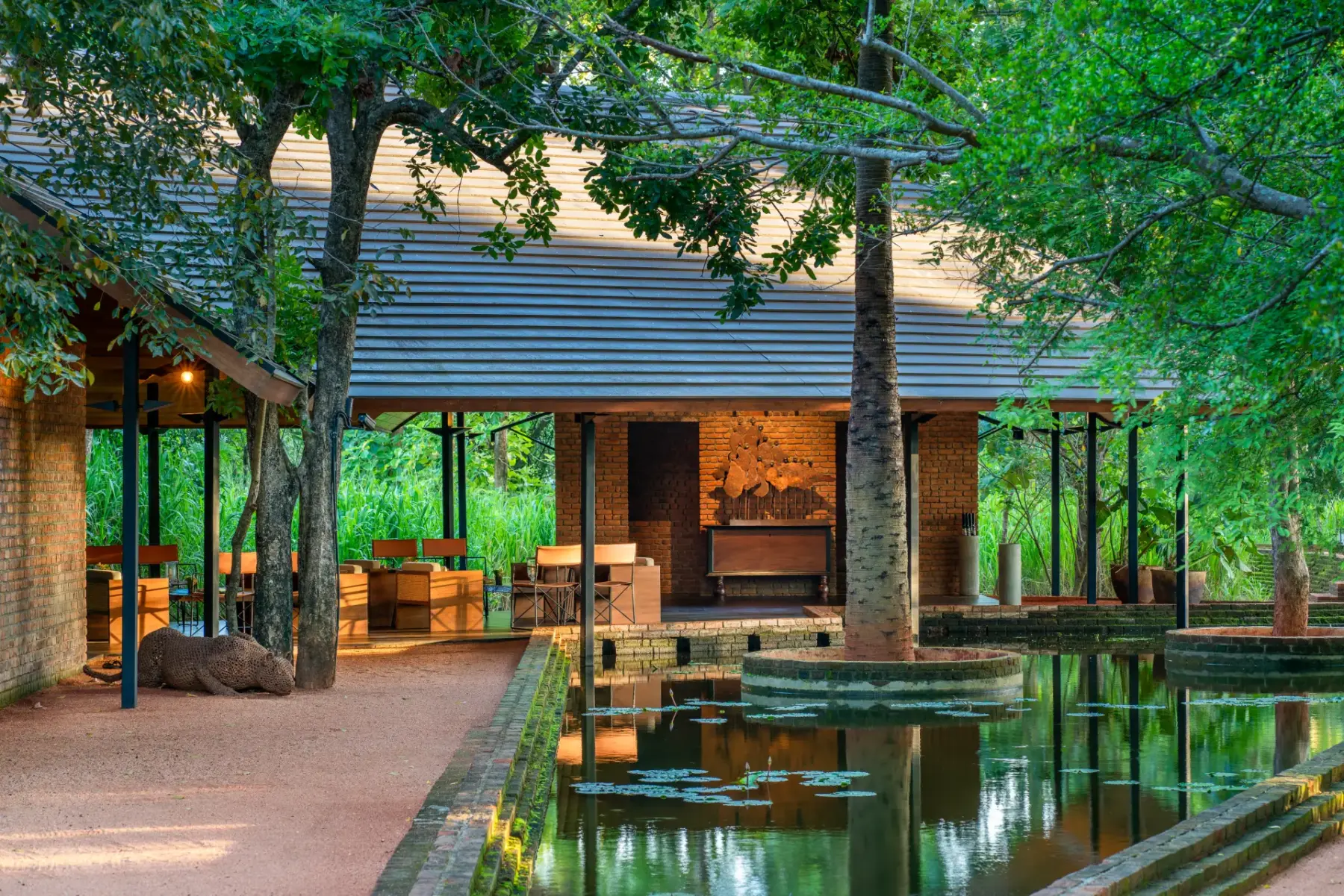 Lobby på Taru Villas Maia på Sri Lanka