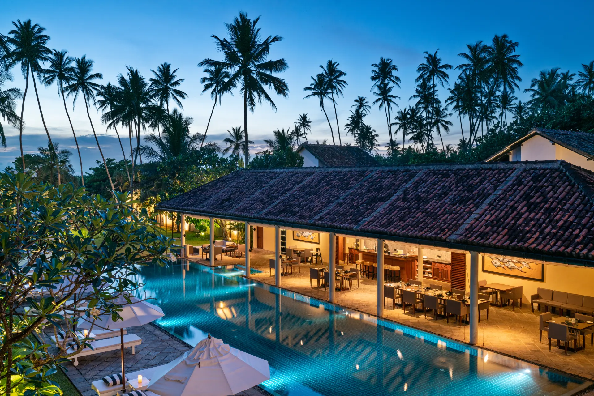 Swimming PoolThe Lodge House Taru Villas på Sri Lanka