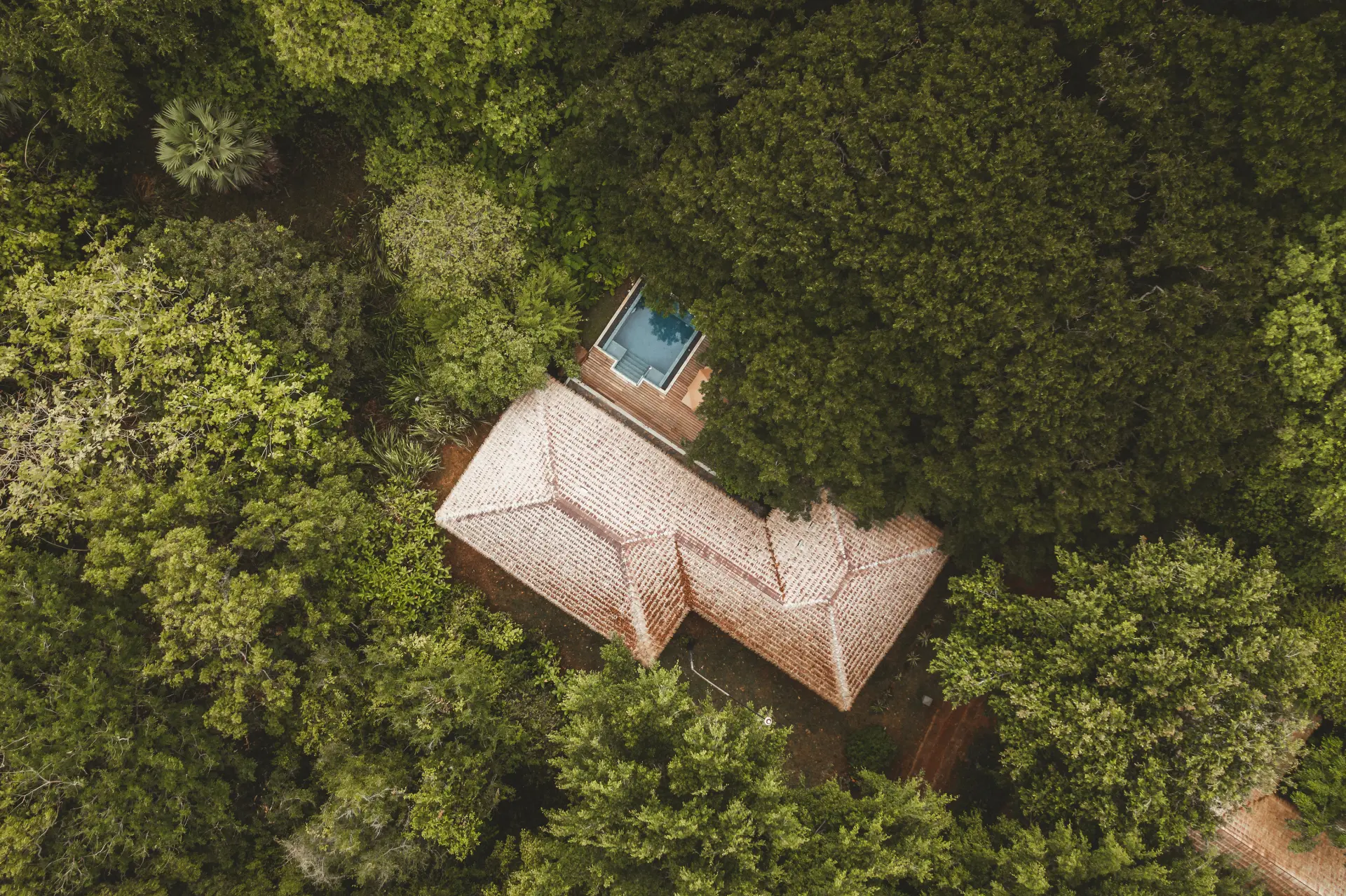Ulagalla på Sri Lanka, Deluxe Villa set oppefra