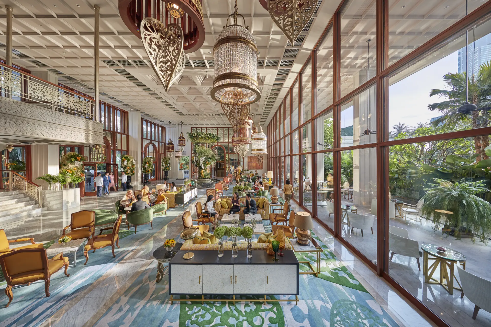 Lobby på Mandarin Oriental Bangkok i Thailand