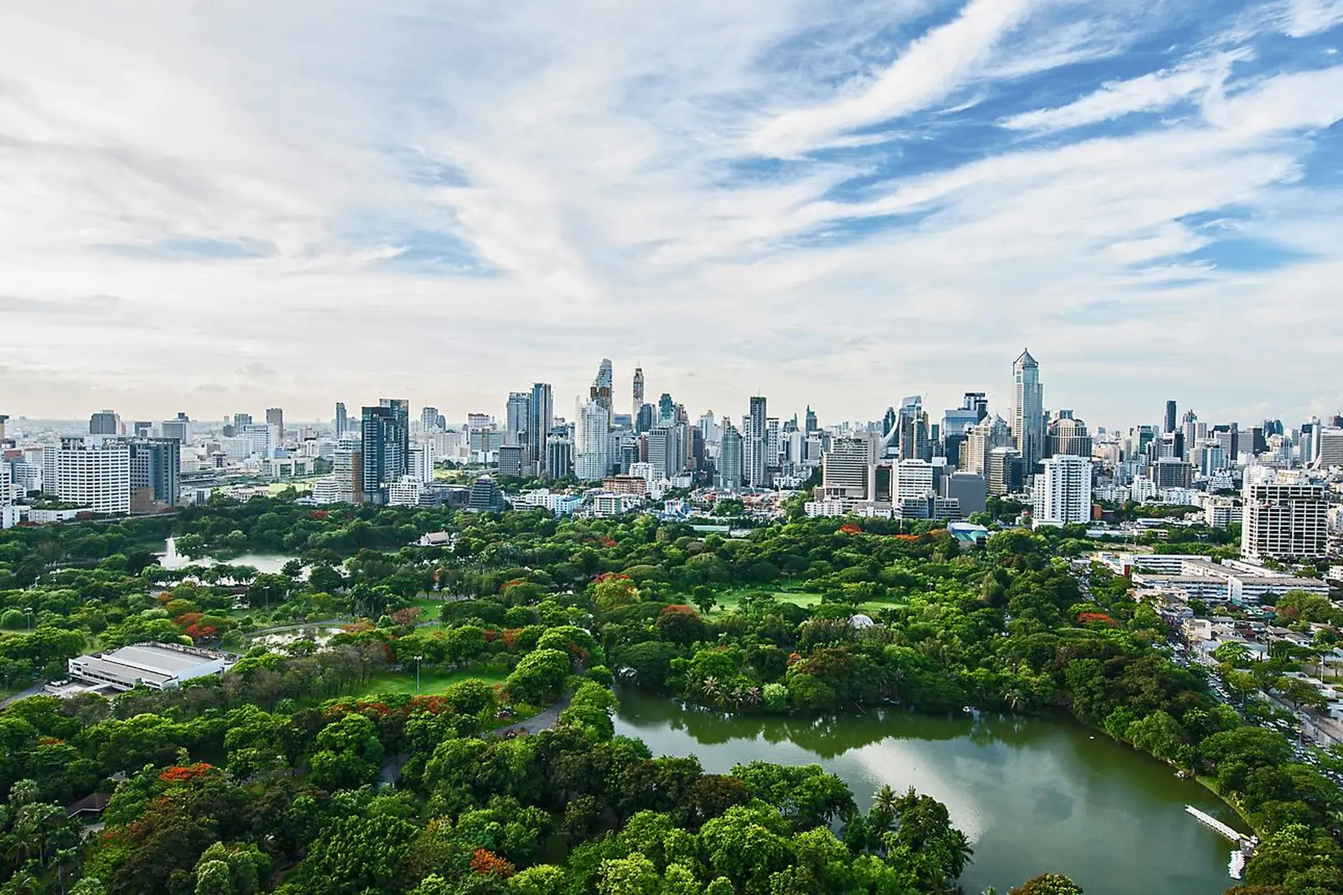 Udsigten på Mandarin Oriental Bangkok i Thailand
