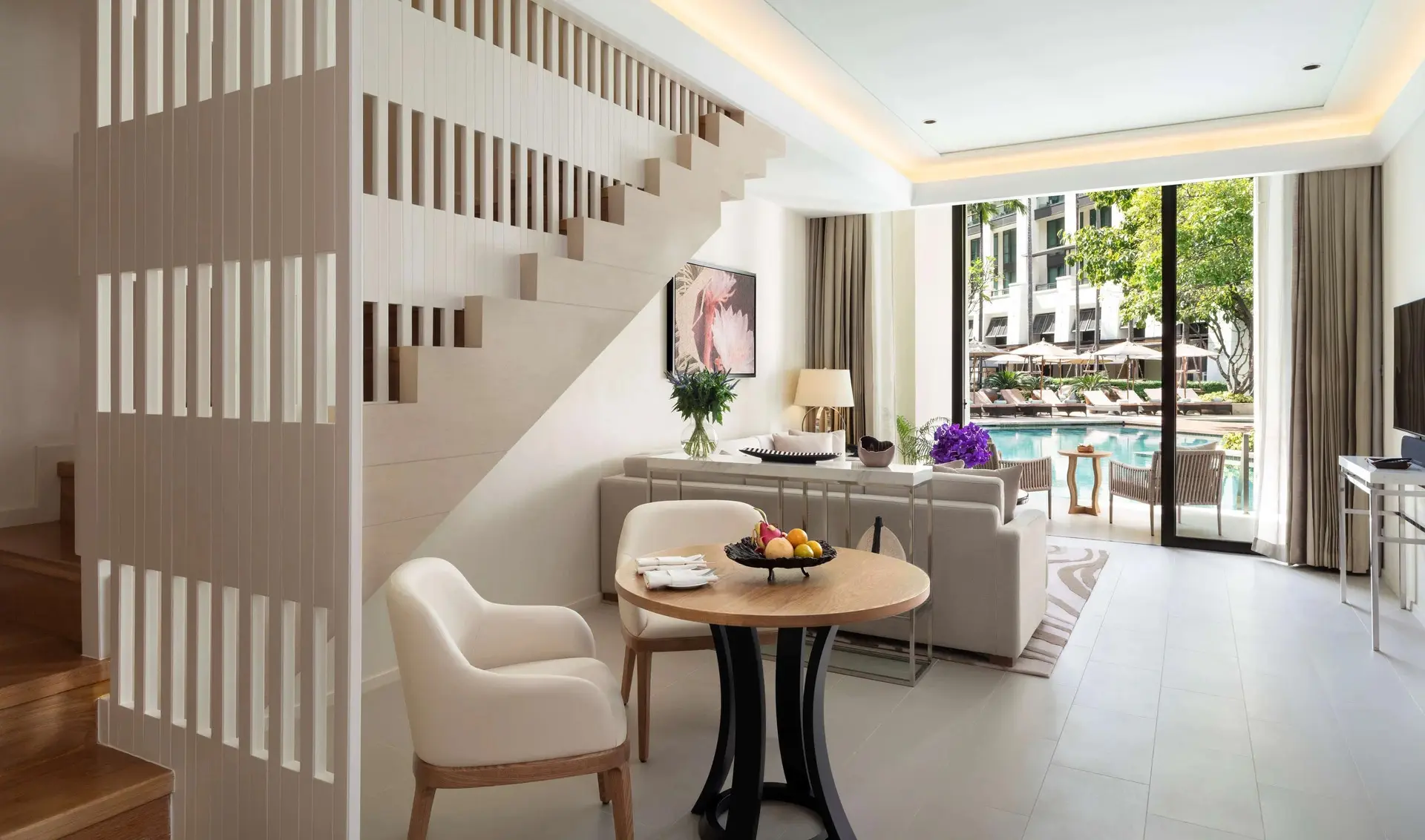 Suite på Siam Kempinski, Bangkok i Thailand