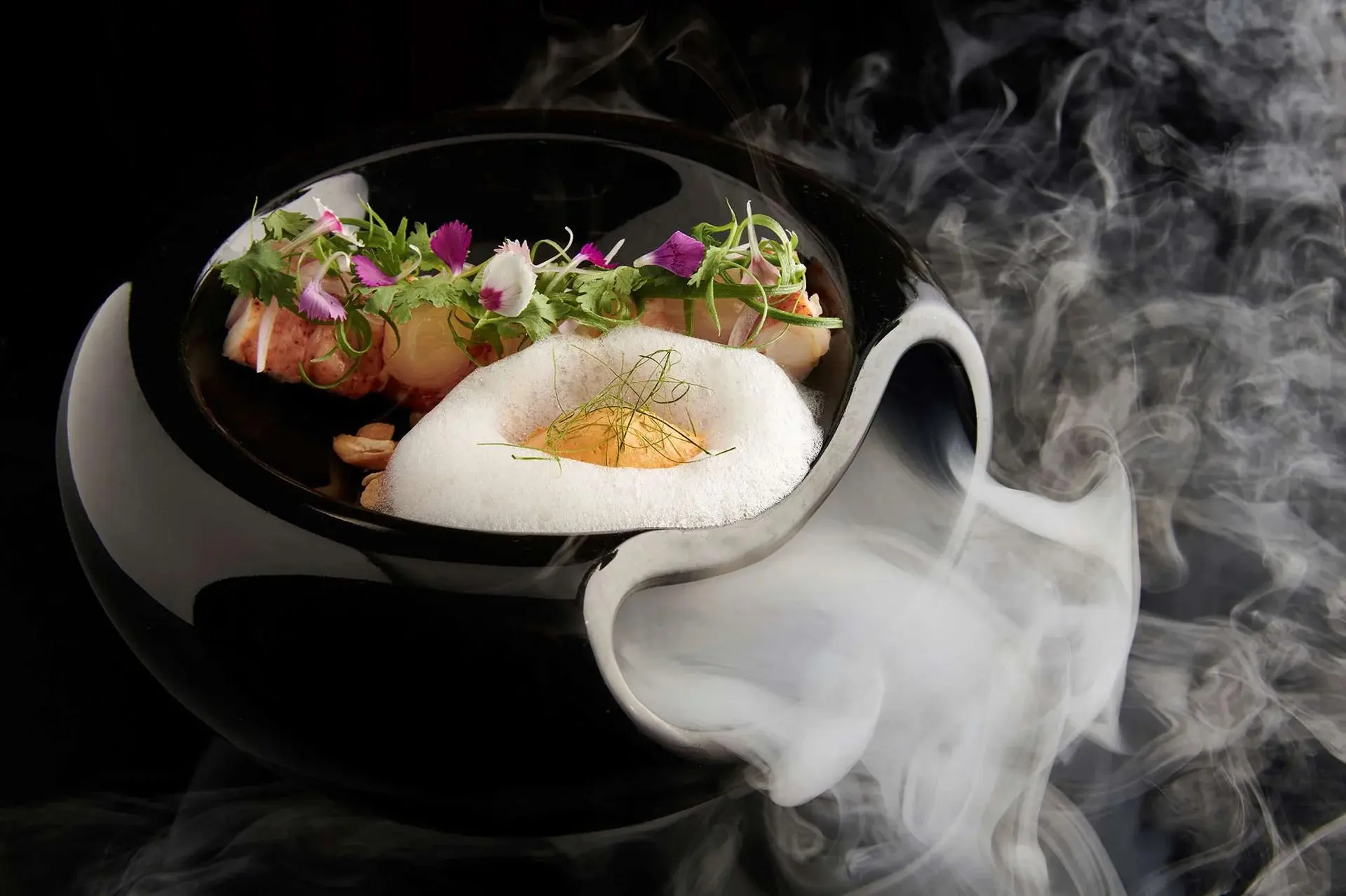 Restaurant på Siam Kempinski, Bangkok i Thailand