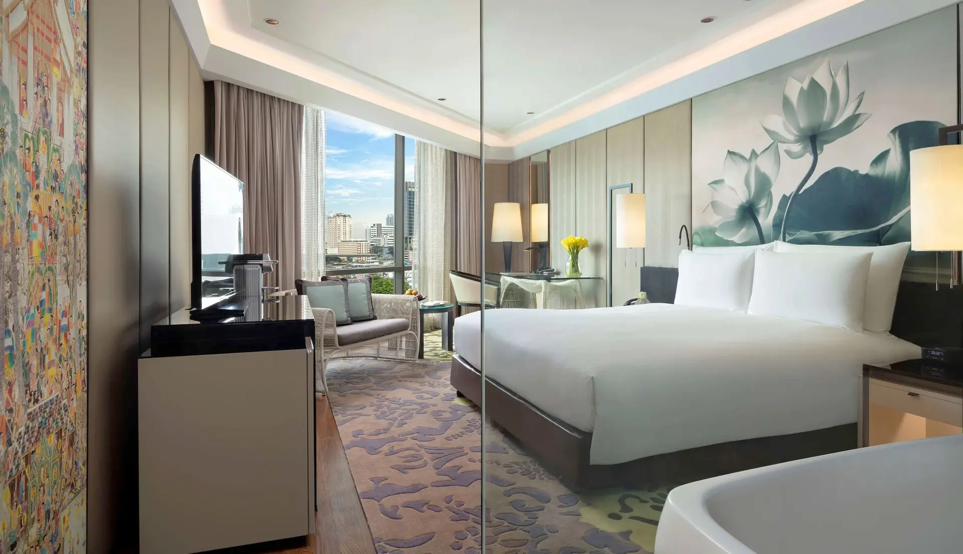 Executive room Siam Kempinski, Bangkok i Thailand