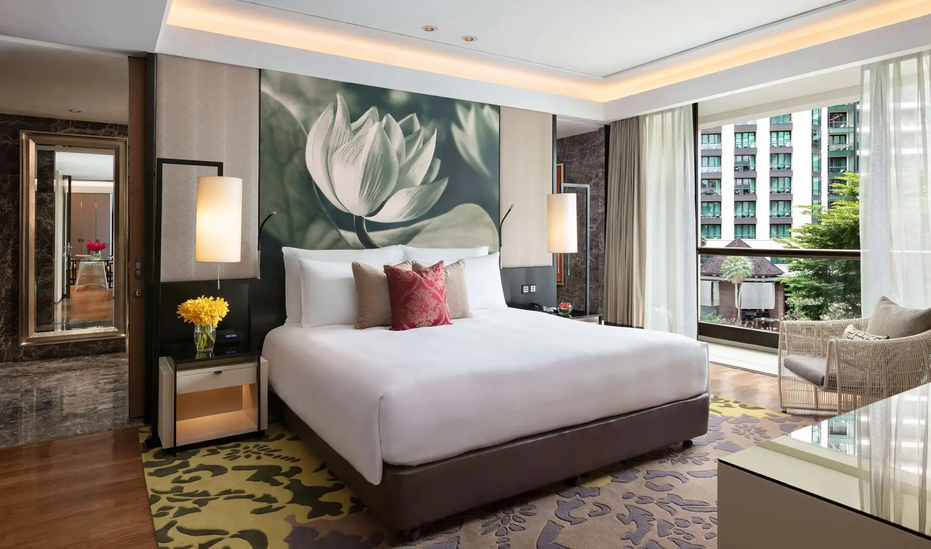 Garden Suite på Siam Kempinski, Bangkok i Thailand