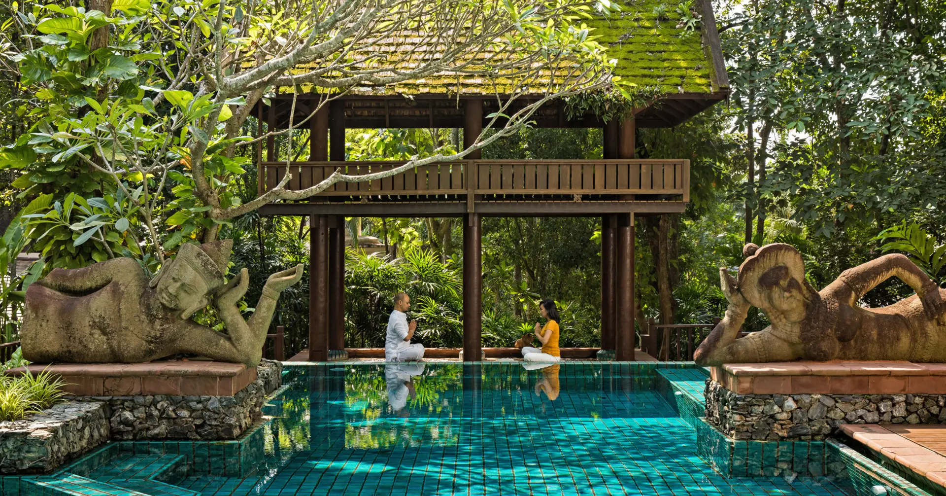 Meditation på Four Seasons Chang Mai i Thailand