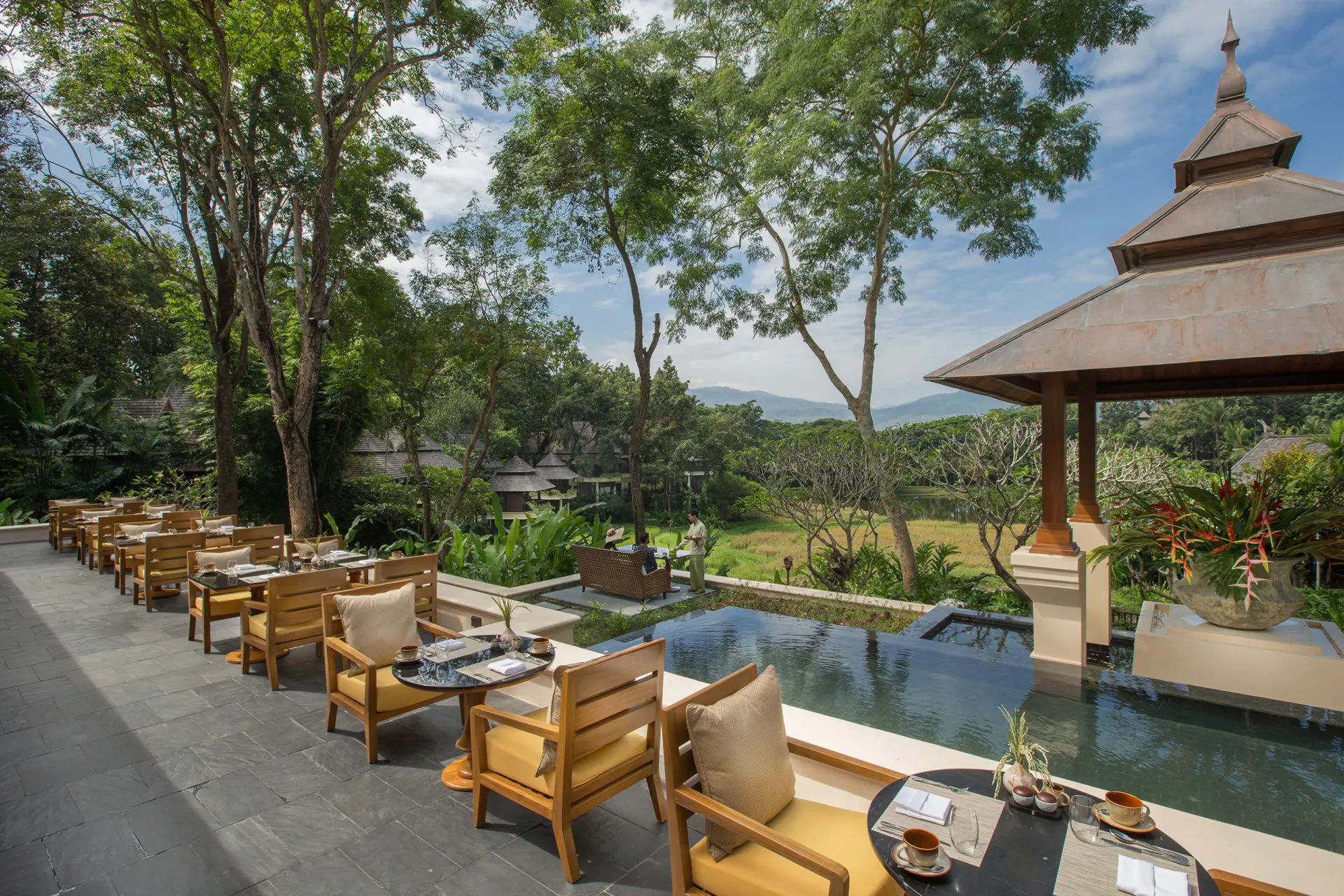 Morgenmad på Four Seasons Chang Mai i Thailand