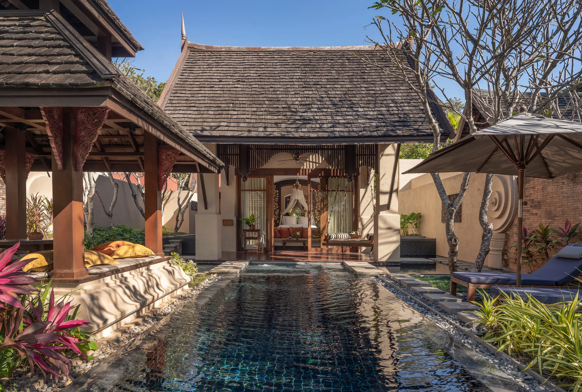 Poolvilla på Four Seasons Chang Mai i Thailand