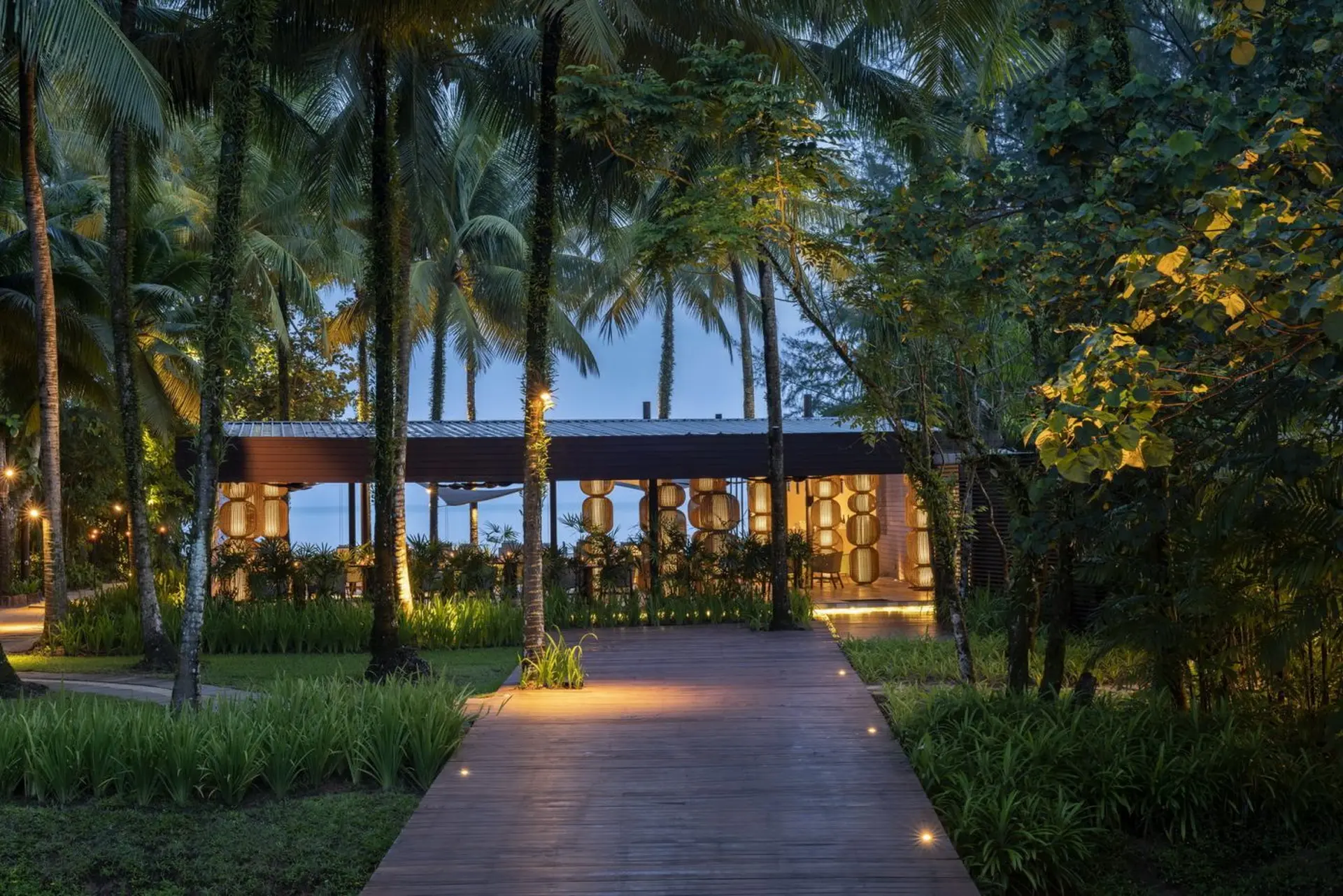 The Edge restaurant på The Sarojin, Khao Lak i Thailand