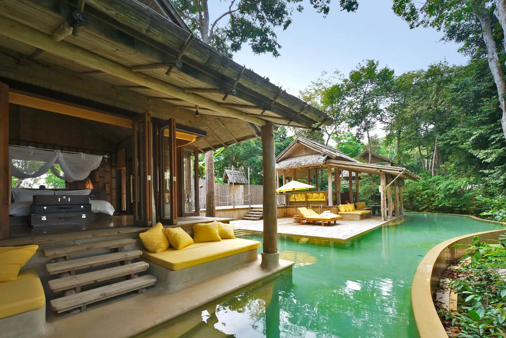 Sunset Ocean View Pool Villa på Soneva Kiri i Thailand