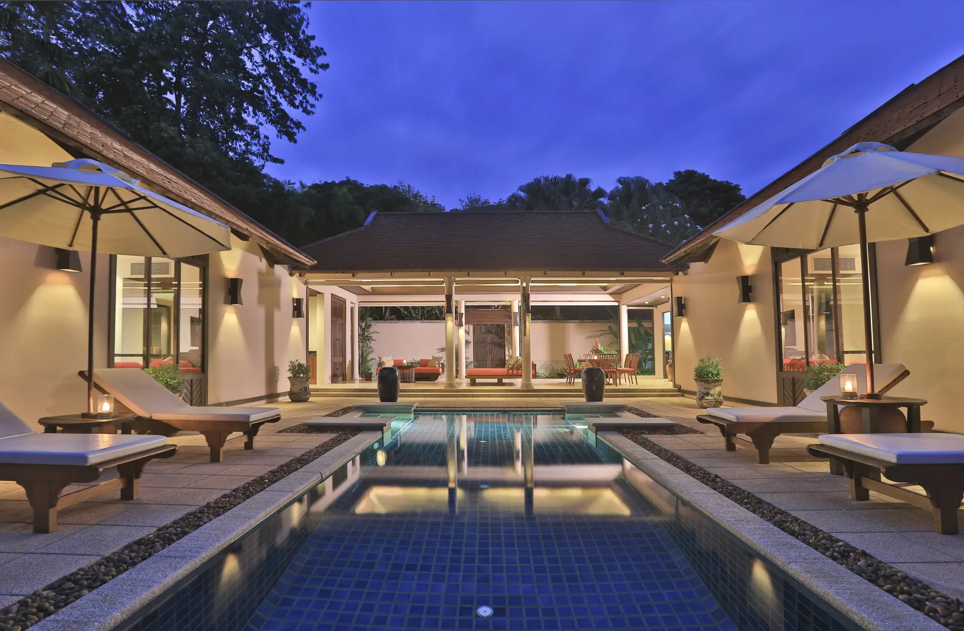 Spa pool på Koh Lanta i Thailand