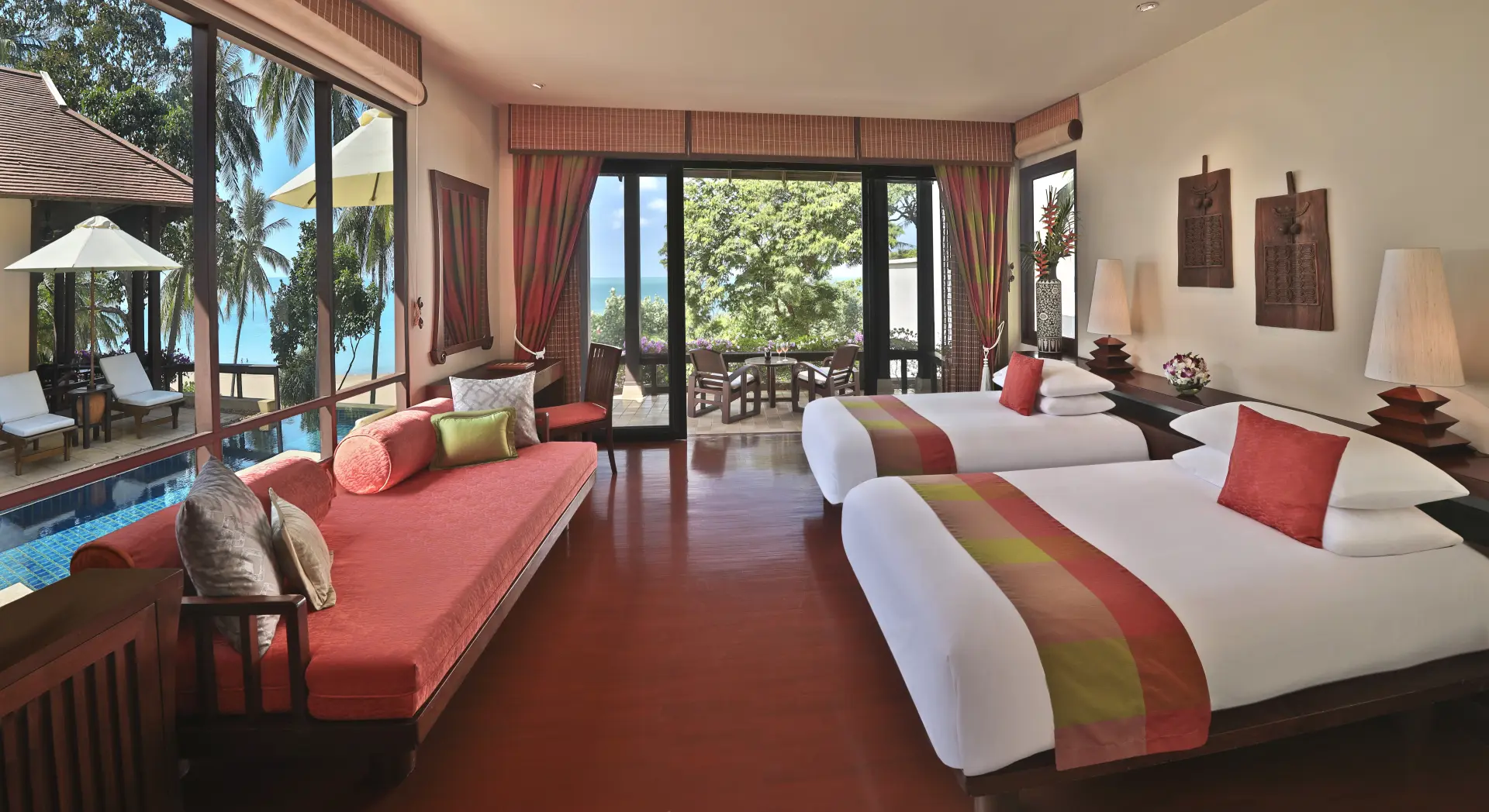 Two bedroom på Koh Lanta i Thailand