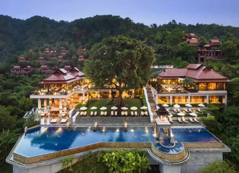 Udsigt over resortet på Koh Lanta i Thailand