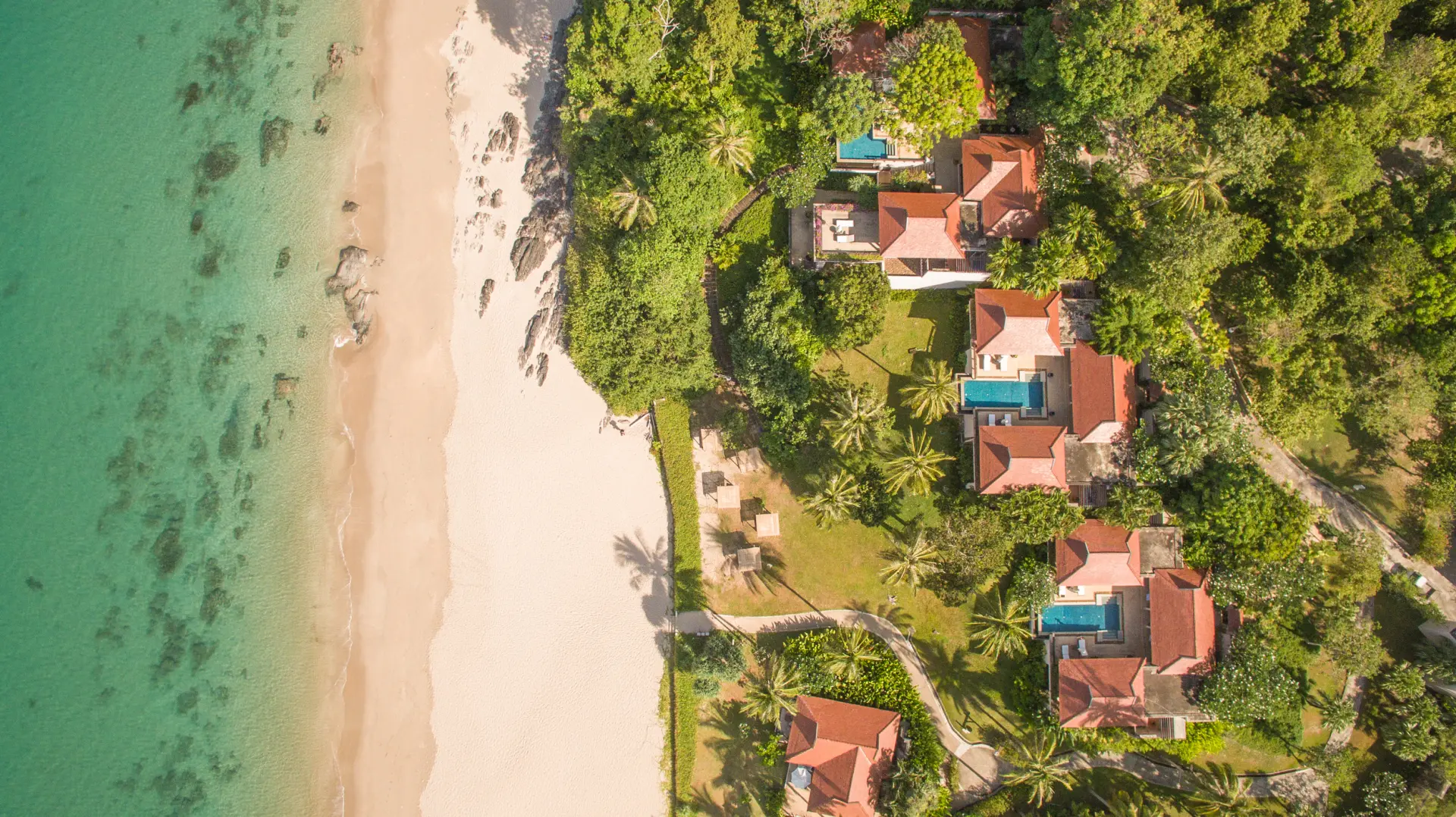 Pimalai villaer på Koh Lanta i Thailand