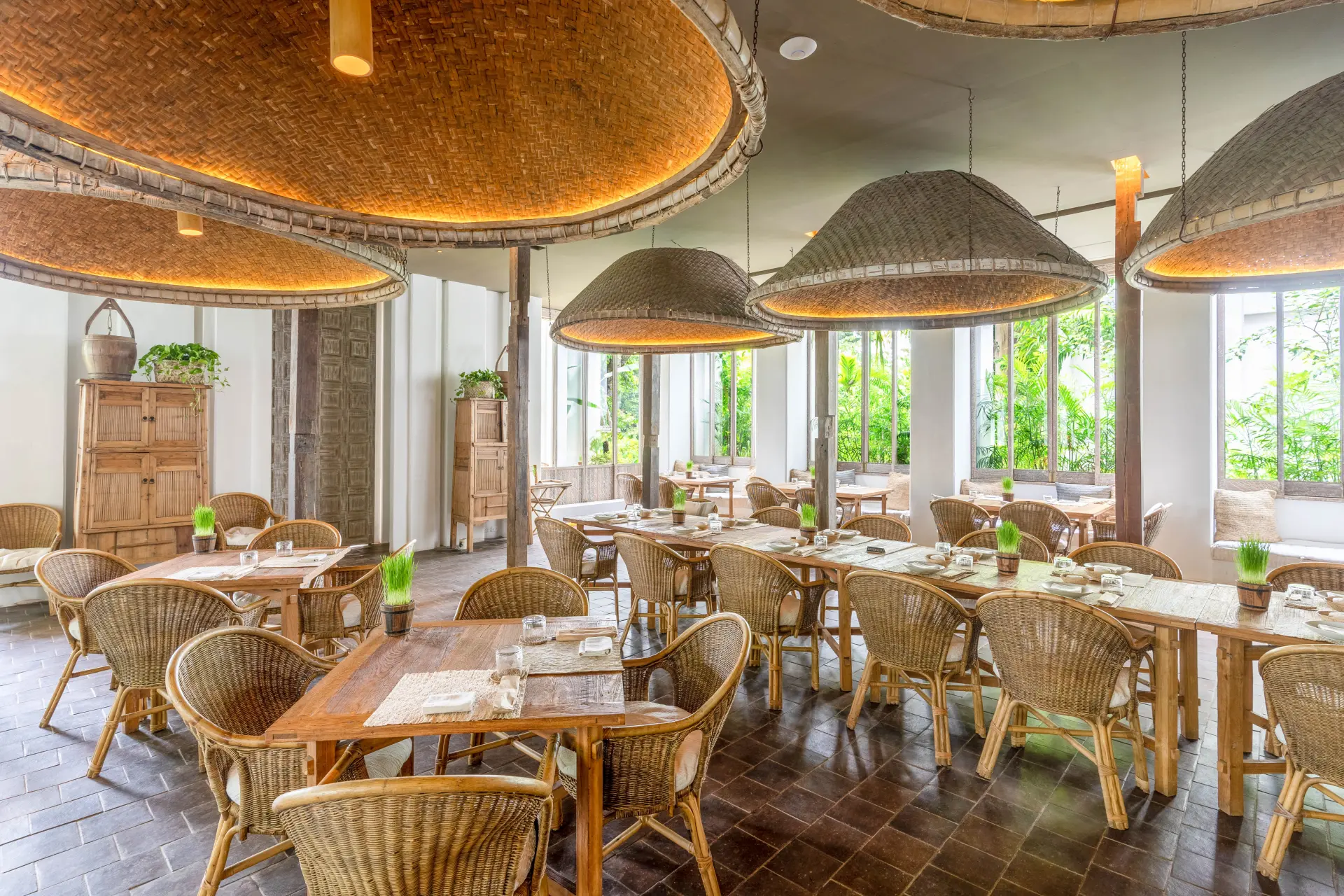 Restaurant på Raya Heritage i Thailand
