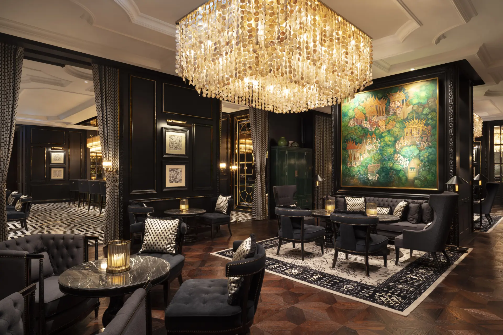Kempinski bar på Sindhorn Kempinski i Thailand