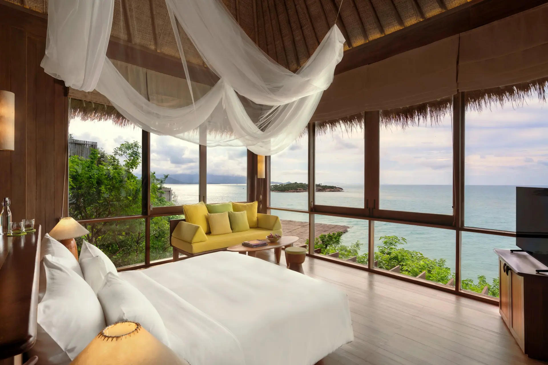 Ocean Villa på Six Senses Koh Samui, Thailand