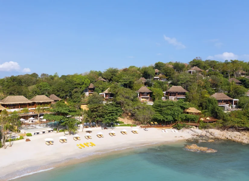 Stranden ved Six Senses Koh Samui, Thailand