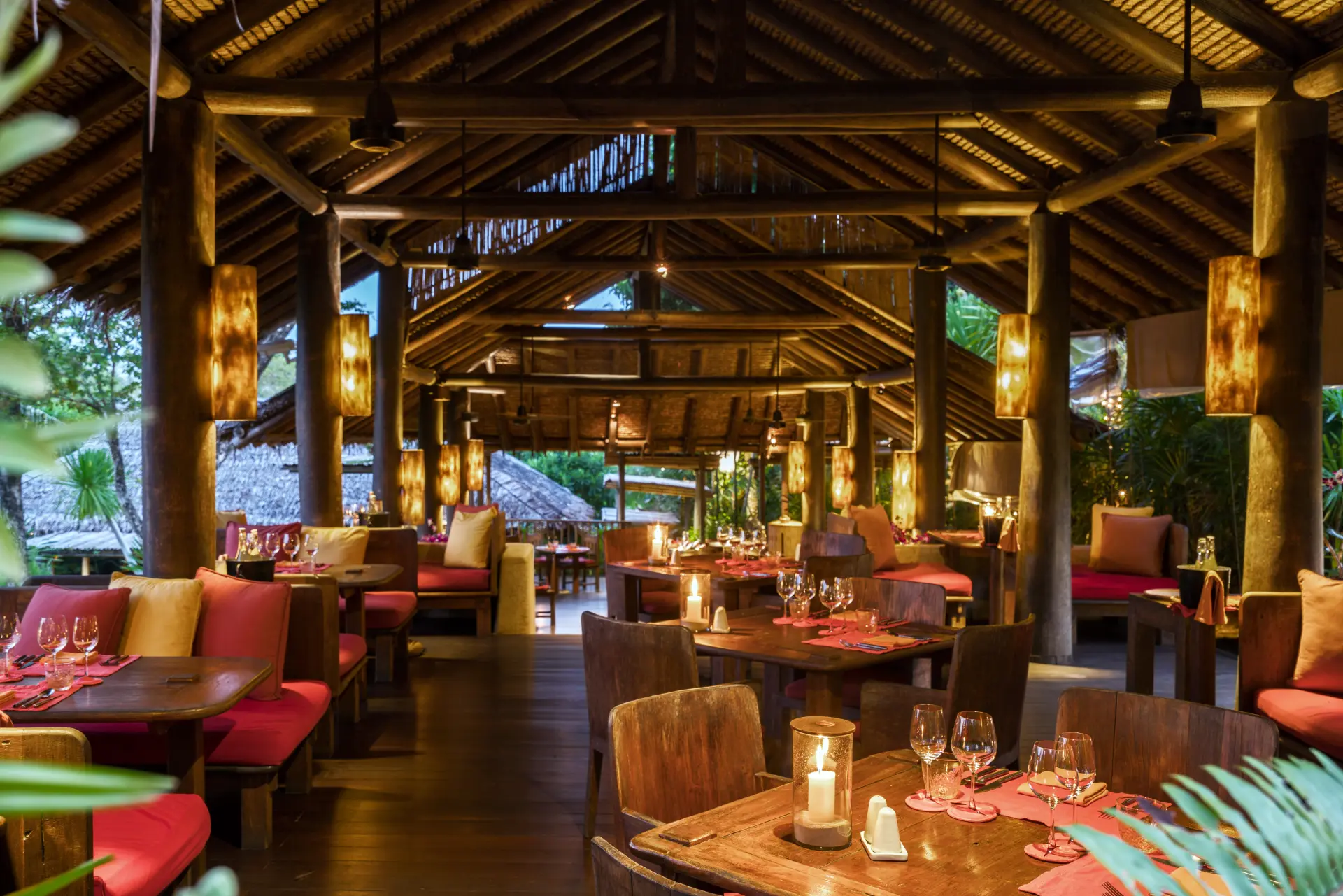 Restaurant på Six Senses Yao Noi, Thailand