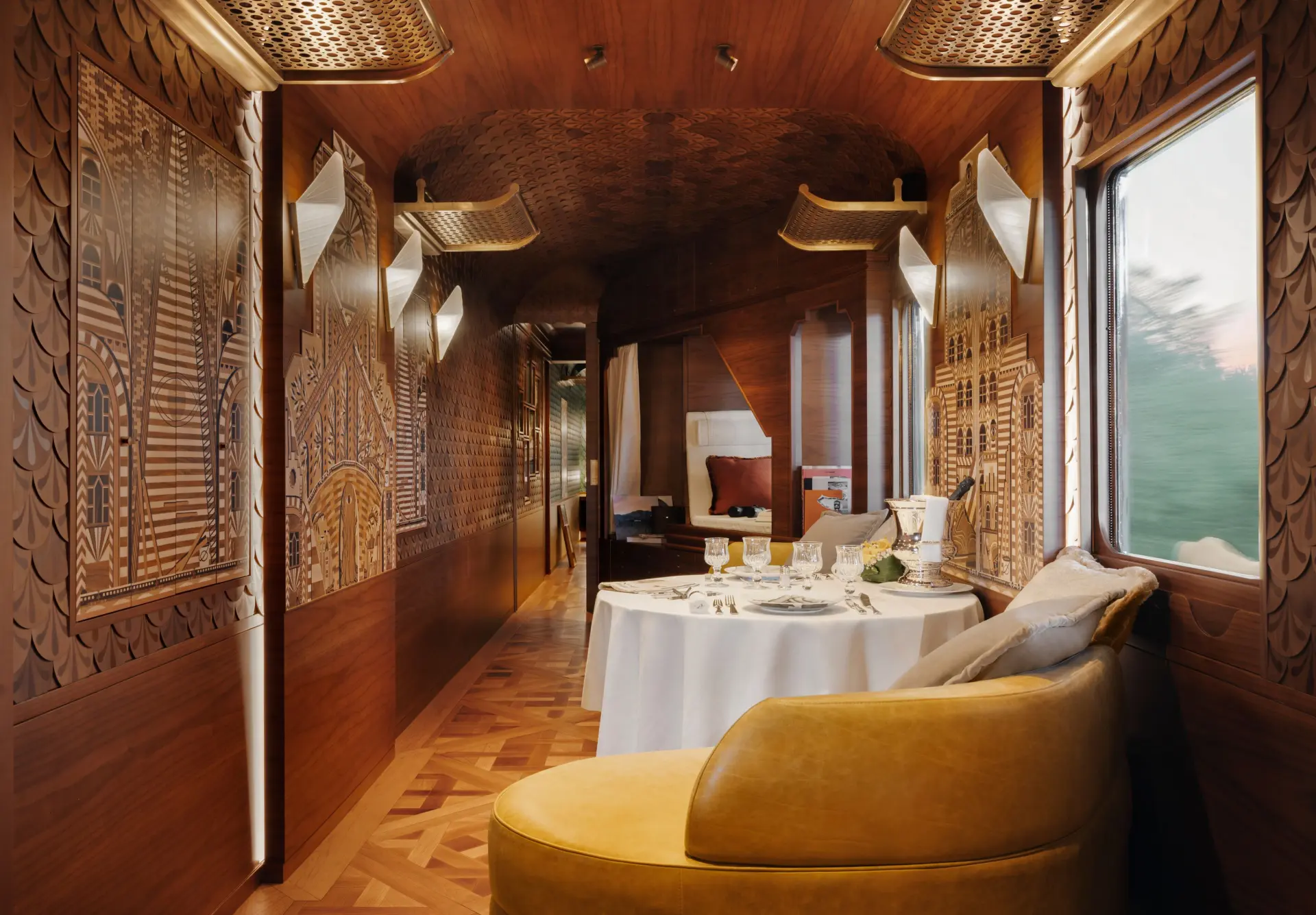 Lounge på Venice Simplon-Orient-Express, A Belmond Train, Europa, Togrejser