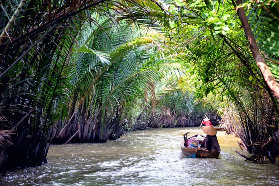 Mekongdeltaet i Vietnam