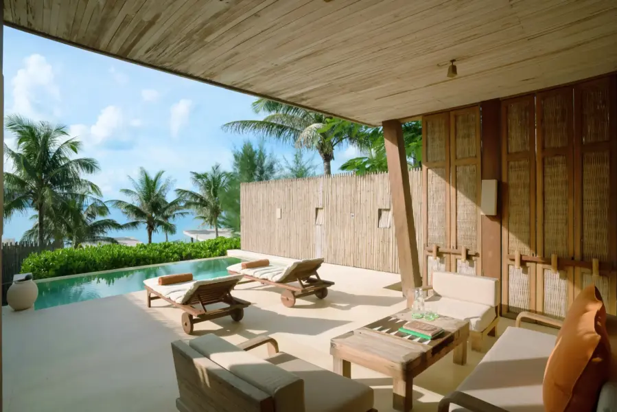 Ocean View Duplex Pool Villa på Six Senses Con Dao i Vietnam