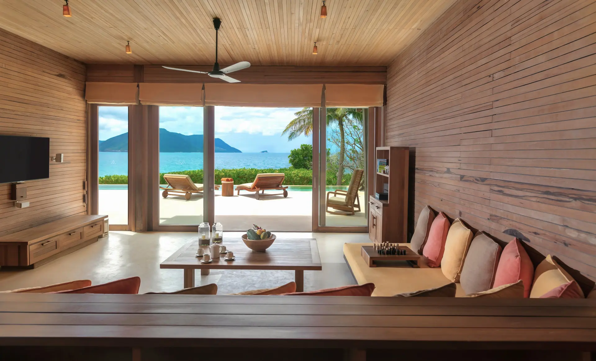 Stue på Six Senses Con Dao i Vietnam