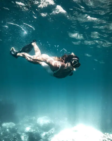 Snorkling på Four Seasons Jimbaran Bay på Bali