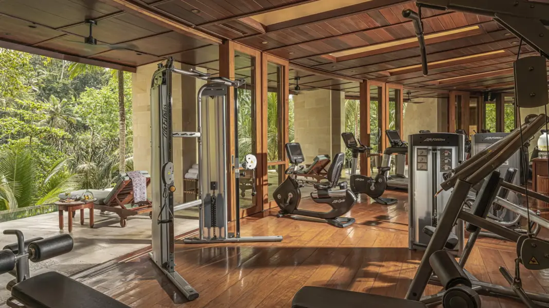 Fitness rum på Four Seasons Sayan på Bali
