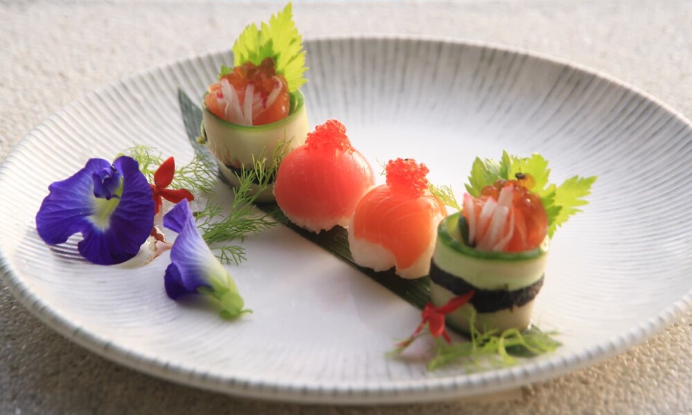 Sushi på Amilla Maldives på Maldiverne