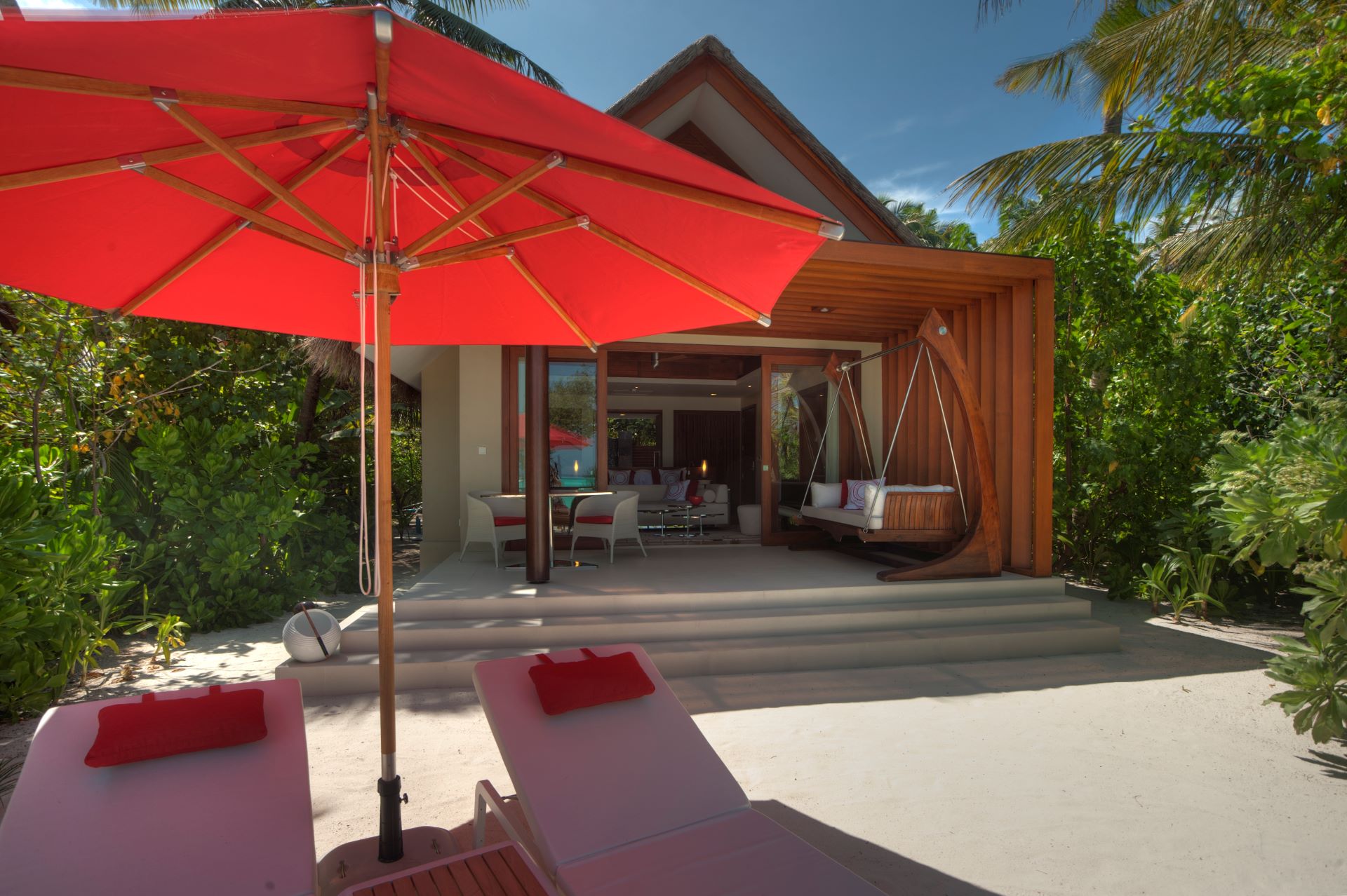 Deluxe Beach Villa på Niyama Private Islands Maldives