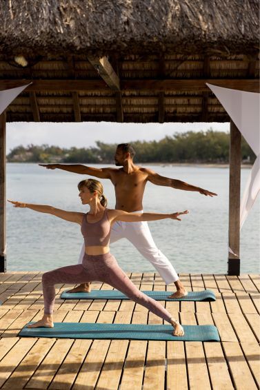 Yoga på Le Meridien Ile Maurice på Mauritius
