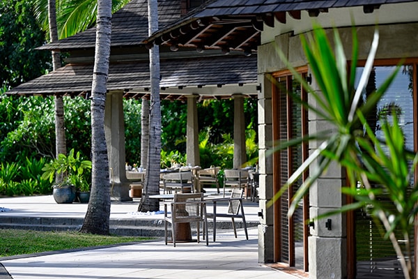 Cassine restaurant på Maradiva Villas på Mauritius