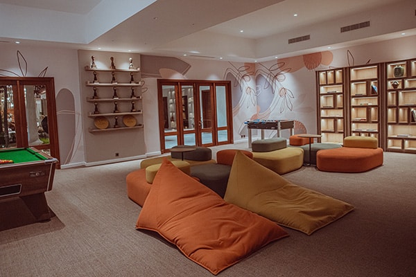 Spille værelse på Maradiva Villas på Mauritius