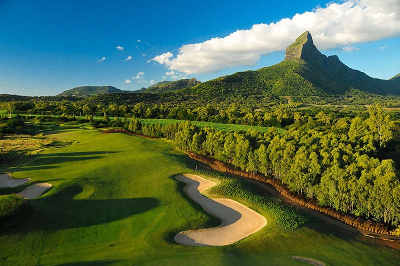 Golf på Maradiva Villas på Mauritius