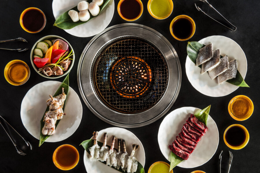 Koreansk bbq på One&Only Le Saint Géran i Mauritius