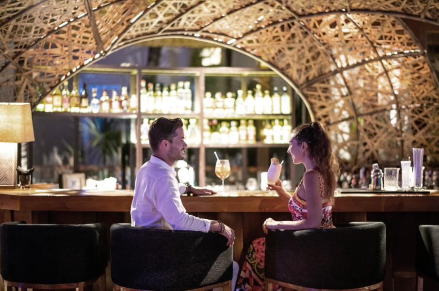 Sega bar på Shangri-La Le Touessrok på Mauritius