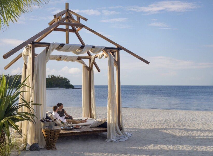 Beach Cabana på Shangri-La Le Touessrok på Mauritius