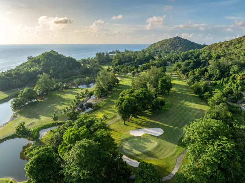 Golfbane på Constance Lemuria på Seychellerne