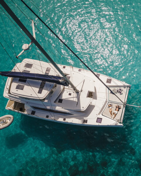 Catamaran tur på Four Seasons Resort på Seychellerne
