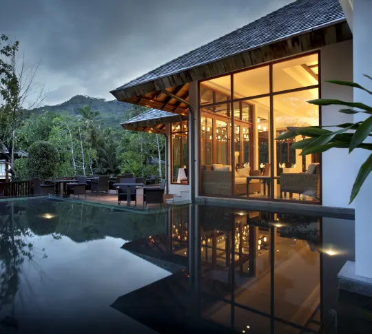 Portobello restaurant på Hilton Seychelles Labriz Resort & Spa på Seychellerne