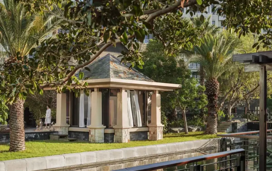 Yoga pavilion på One&Only Cape Town, Sydafrika