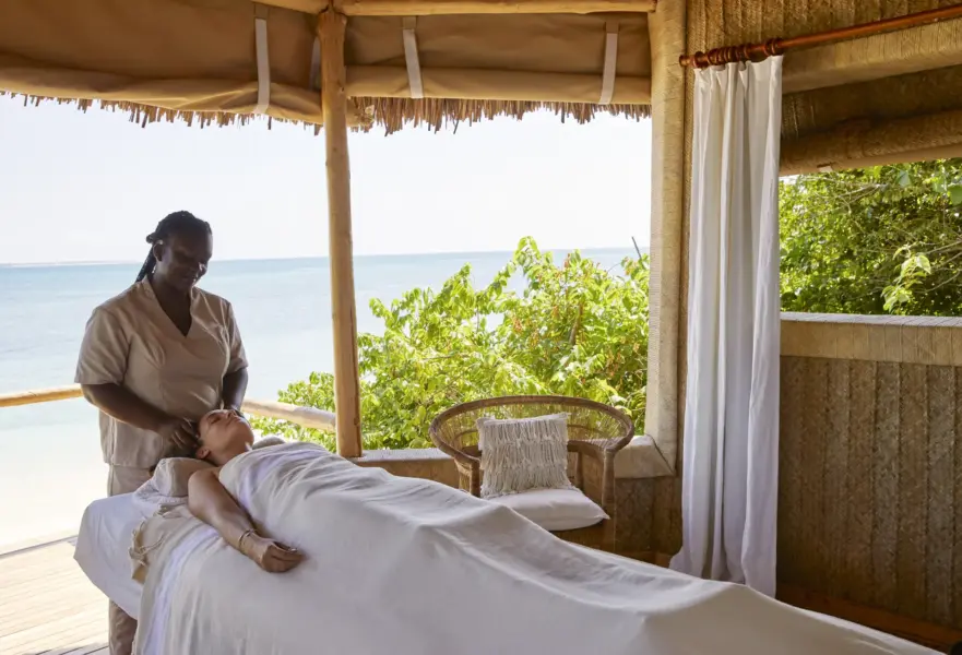 Spa behandling på Laba Fanjove, Tanzania