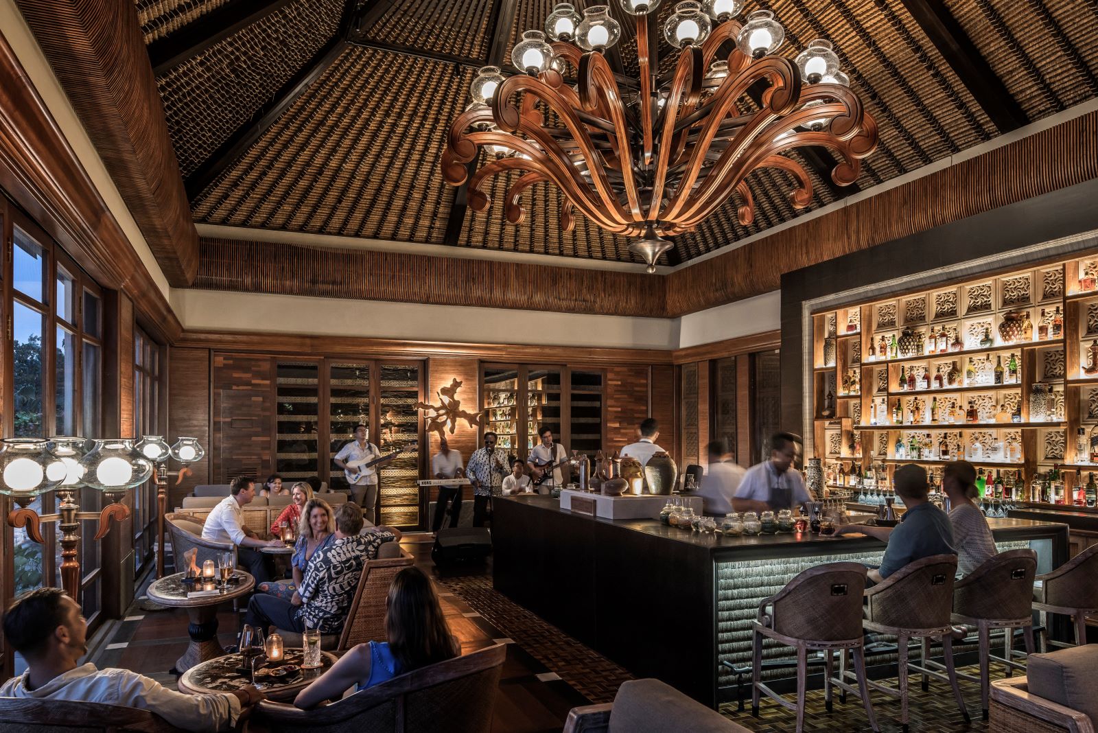 Bar på Four Seasons Jimbaran Bay, Bali