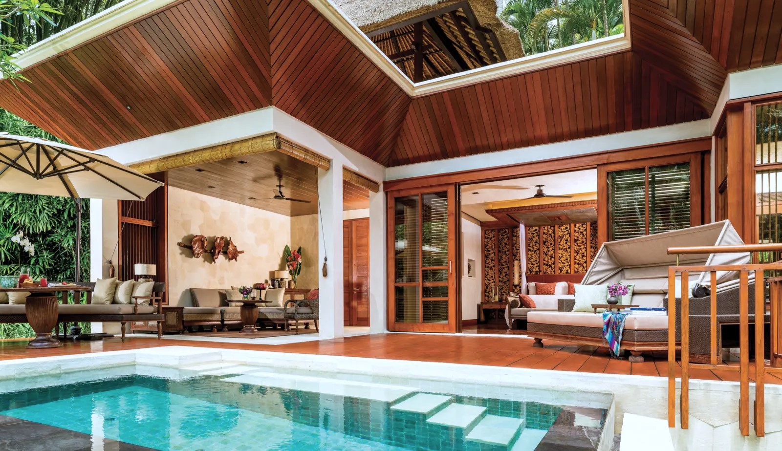 Pool villa på Four Seasons Sayan på Bali